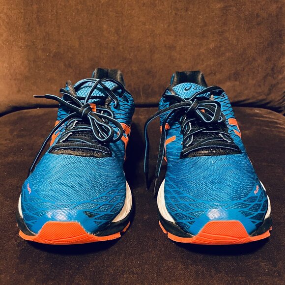 ASICS Gel-Nimbus 18 Onyx/Silver/Blue Jewel T600N-9993 Mens 11 US 45 EUR - Picture 3 of 13